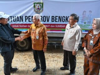 Pemprov Bengkulu Salurkan Bantuan Rp1 Miliar untuk Korban Banjir dan Longsor di Sumut