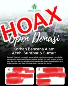 Open donasi yang palsu