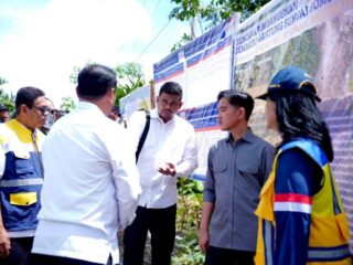 Gubernur Bobby Dampingi Wapres Tinjau Sungai Gomo, Dorong Percepatan Pembangunan Jembatan Gantung Sungai Gomo