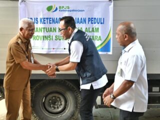 Bantuan BPJS Ketenagakerjaan Ringankan Beban Korban Banjir dan Longsor di Sumut