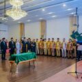 Jajaran direksi PUD Kota Medan saat dilantik Wali Kota Medan Rico Waas di Balai Kota, Senin (5/1/2026). Foto; dokumen Dinas Kominfo Kota Medan