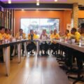 Suasana deklarasi Andar Amin Harahap maju sebagai calon Ketua Golkar Sumut dalam Musda XI Partai Golkar