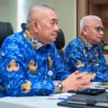 Wagub Sumut Surya bersama Pj Sekda Pemprovsu Sulaiman Harahap