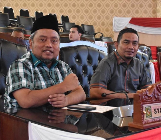 Anggota DPRD Medan dari Fraksi PKS, Syaiful Ramadhan dan Zulham Efendi