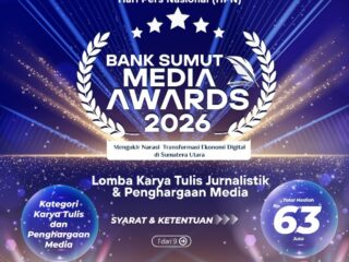 Bank Sumut Tantang Jurnalis Bikin Karya Tulis, Hadiah Rp63 Juta Digelontorkan Jelang HPN 2026