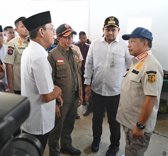 Mendagri Tito Karnavian saat berada di Tapanuli Selatan. Foto; IST