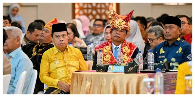 Wakil Bupati Tapanuli Selatan (Tapsel), H. Jafar Syahbuddin Ritonga, menghadiri Konsultasi Publik Rencana Kerja Pemerintah Daerah (RKPD) Provinsi Sumatera Utara (Provsu) Tahun 2027 yang digelar di Aula Tengku Rizal Nurdin, Kantor Gubernur Sumut, Jalan Diponegoro Nomor 30 Medan, Kamis (29/1/2026).