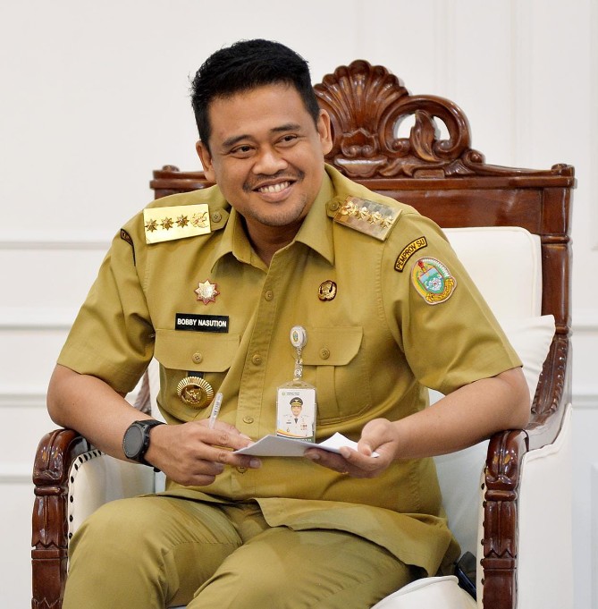 Gubernur Sumatera Utara (Gubsu) Bobby Afif Nasution