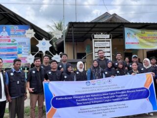 Tiba Di Lokasi Bencana, HMJ Pendidikan Geografi Gelar Sosialisasi Awal Program Mahasiswa Berdampak Di Desa Salahaji