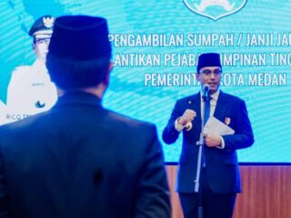 Rico Waas Lantik 4 Pejabat Tinggi Pratama, Ini Nama - namanya