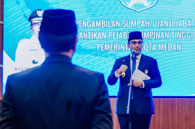 Wali Kota Medan Rico Tri Putra Bayu Waas