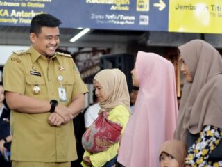 Gubernur Sumut Lepas 6.500 Pemudik Gratis dari Medan, Target Tekan Kendaraan Pribadi dan Risiko Kecelakaan