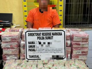 Personel Polda Sumut Gagalkan Penyuludupan 50 Kg Sabu dan 20 Ribu Ekstasi di Perairan Asahan
