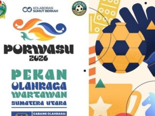 Sebanyak 320 Jurnalis Sumut Ambil Bagian di Piala Gubsu