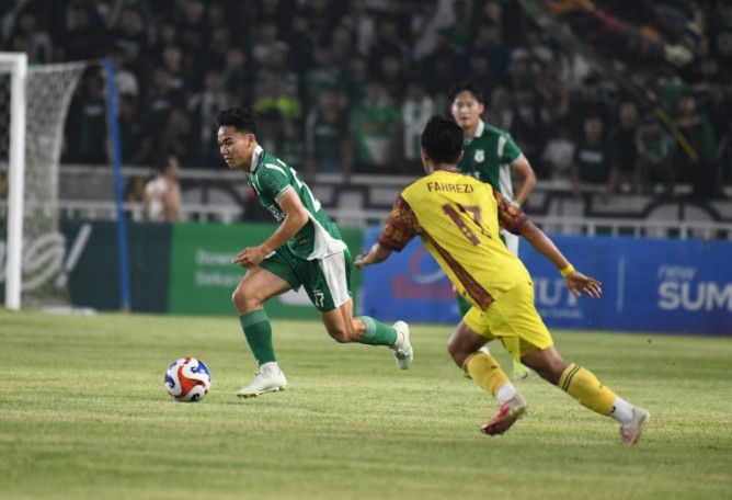 PSMS Medan meraih kemenangan tipis 1-0 atas Sriwijaya FC dalam lanjutan Liga II 2025/2026 di Stadion Utama Sumut, Minggu (19/4/2026) malam.