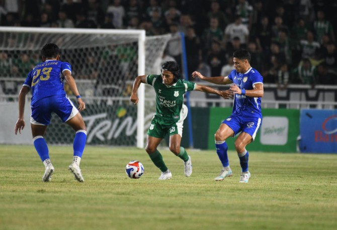 PSMS Medan menahan imbang Adhyaksa FC dengan skor 1-1 dalam lanjutan Liga 2 Indonesia di Stadion Utama Sumut, Sabtu (25/4/2026) malam.