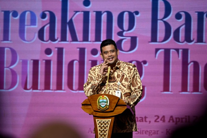 Gubernur Sumatera Utara Muhammad Bobby Afif Nasution