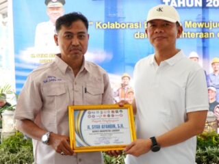 May Day 2026 di Langkat Meriah, Buruh Ikuti Gerak Jalan Santai