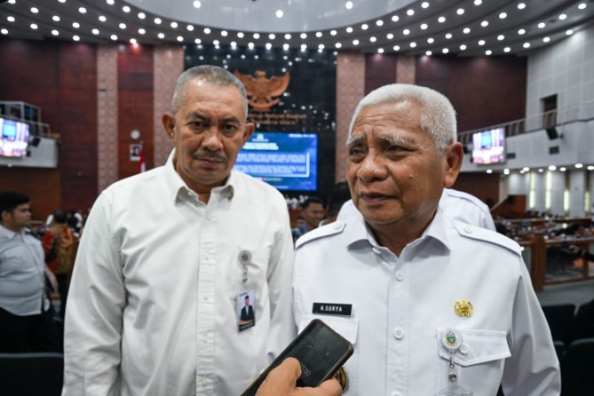 Rapat Paripurna DPRD Sumut di Gedung DPRD Sumut, Jalan Imam Bonjol, Medan, Rabu (6/5/2026).