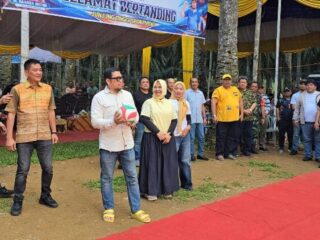 Ahmad Doli dan Wakil Bupati Langkat Buka Turnamen Voli PBVSI Langkat, Diikuti 16 Tim