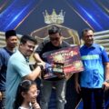 Bobby saat membuka kontes burung berkicau dalam rangka Anniversary ke-4 Sedulur Kicau Mania Nusantara (SKMN) di Katamso Land, Jalan Brigjen Katamso, Medan, Minggu (17/5/2026).
