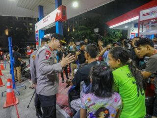 Polda Sumut Pastikan BBM Aman Saat Blackout, Polisi Jaga SPBU di Medan