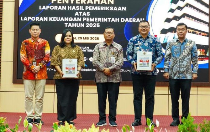 Pemerintah Kabupaten Deli Serdang kembali meraih opini Wajar Tanpa Pengecualian (WTP) atas Laporan Keuangan Pemerintah Daerah (LKPD) Tahun Anggaran 2025.
