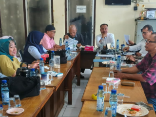 Suasana Rapat Panitia Family Gathering PWI Sumut 2026, 12 Mei 2026.