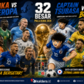 Afrika Menguji Dominasi Benua Biru, Mimpi Captain Tsubasa Menghampiri Brasil