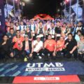 Gubernur Sumatera Utara (Sumut) Muhammad Bobby Afif Nasution melepas peserta kategori 100K pada ajang Trail of The Kings Ultra-Trail du Mont-Blanc (UTMB) di Pangururan, Kabupaten Samosir, Sabtu dini hari (13/6/2026).