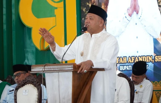 Bupati Langkat Syah Afandin