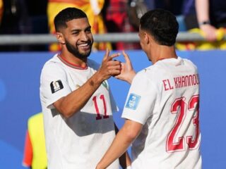 Gol Kilat Saibari Jaga Asa Maroko ke Fase Gugur