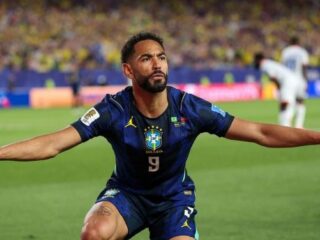 Brasil Bangkit, Cunha Cetak 2 Gol