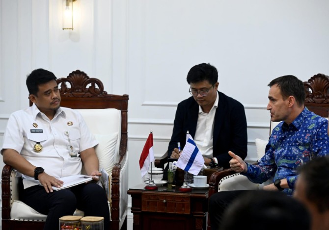 Gubernur Sumatera Utara, Bobby Afif Nasution, menjajaki kerja sama pengolahan sampah menjadi energi listrik (PSEL) dengan Finlandia.