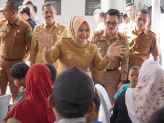 Ribuan Warga Serbu Bhakti Kesehatan HUT Bhayangkara di Langkat