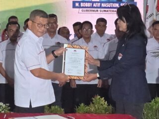 Pengurus Pergatsi Sumut 2025-2029 Dilantik, Target Tambah Emas di PON NTB