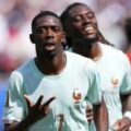 Ousmane Dembele cetak hattrick saat melawan Norwegia. (Google)