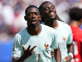 Dembélé On Fire, Prancis Tantang Swedia di 32 Besar