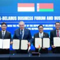 Kamar Dagang dan Industri (Kadin) Sumatera Utara resmi menjalin kerja sama dengan Mogilev Branch of the Belarusian Chamber of Commerce and Industry, Belarus, melalui penandatanganan Agreement on Cooperation yang berlangsung di Jakarta, Selasa (30/6/2026).