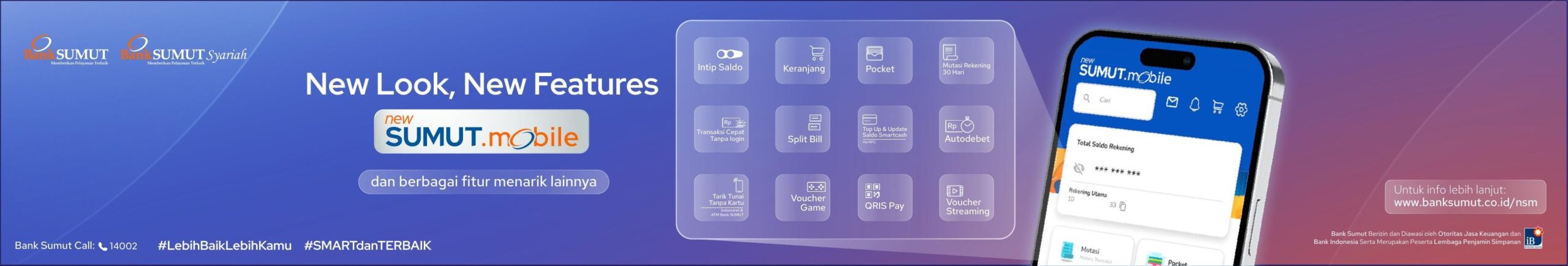 New SUMUT.mobile - New Look, New Features | Bank Sumut