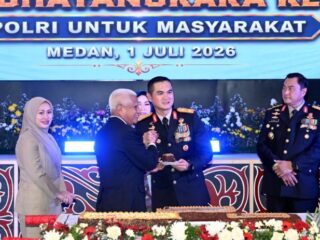 Hari Bhayangkara ke-80, Wagub Surya Apresiasi Pengabdian Polda Sumut dalam Menjaga Keamanan dan Melayani Masyarakat