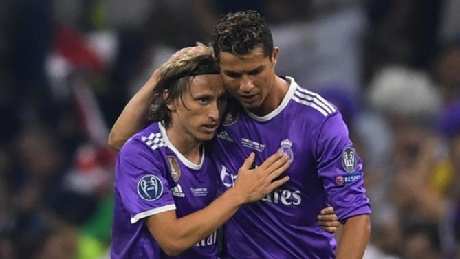 Cristiano Ronaldo bersama Luka Modric saat masih membela Real Madrid. Keduanya akan adu kejeniusan saat Portugal bertemu Kroasia di babak 32 besar Piala Dunia di Stadion Toronto, Jumat (3/7/2026).