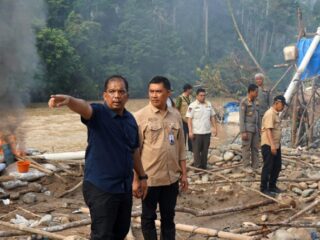 Pemprov Sumut Kembali Tertibkan Tambang Emas Ilegal di Sungai Batang Gadis