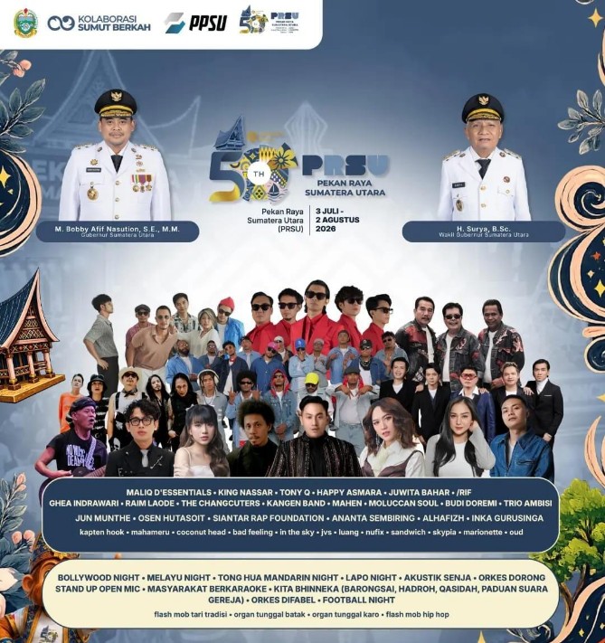 Pekan Raya Sumatera Utara (PRSU) ke-50 tahun 2026 menawarkan harga tiket yang terjangkau bagi masyarakat.