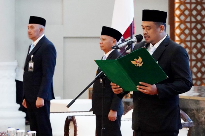 Gubernur Sumatera Utara (Sumut) Muhammad Bobby Afif Nasution
