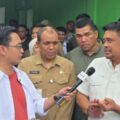 Gubernur Sumatera Utara Bobby Nasution meninjau Puskesmas Mandrehe di Kabupaten Nias Barat, Kamis (16/7/2026).