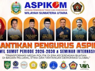 ASPIKOM Korwil Sumut Dilantik, Bakal Hadirkan Pembicara dari Iran dan Ketua PWI