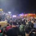 Gubernur Sumatera Utara (Sumut) Muhammad Bobby Afif Nasution menyaksikan langsung partai final Piala Dunia 2026 antara Spanyol melawan Argentina bersama ribuan masyarakat Kepulauan Nias di Alun-alun Kota Gunungsitoli, Senin (20/7/2026).