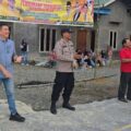 Ketua PBVSI Langkat sekaligus Anggota DPRD Langkat Fraksi Golkar, Edi Bahagia Sinuraya, membuka Turnamen Voli, Kasti dan Futsal se-Desa Aman Damai, Kecamatan Sirapit, Kabupaten Langkat, Minggu (19/7/2026).