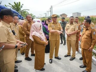 Tinjau Jembatan Sei Krio, Bupati Tegaskan Batas Muatan 15 Ton
